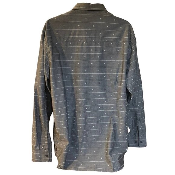 Howe Creative Workforce Houdini Shirt Size XXL Gray White Geo Print NWT $89 - Picture 5 of 8